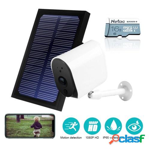 DC11 Solar 1080P Cámara Cable Wifi gratuito Carga de la