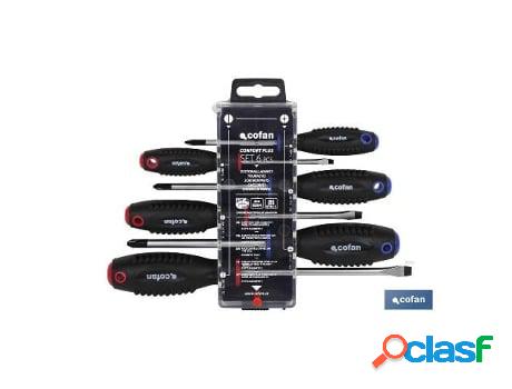 Display destornilladores plano-phillips 6 pcs.