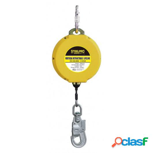 Dispositivo Seguridad 10Mt Cable Anticaida Abs Steelpro