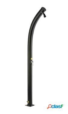 Ducha de jardín solar PVC negra 23L