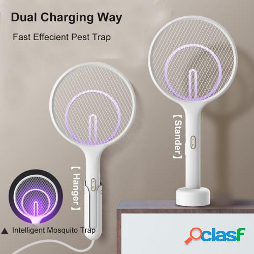 Eléctrico Fly Swatter Bug Zapper recargable Raqueta de
