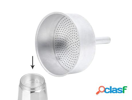Embudo cafetera aluminio classic / inducción 12 tazas
