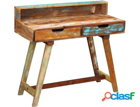 Escritorio VIDAXL Madera Sólida (100 x 45 x 90 cm -