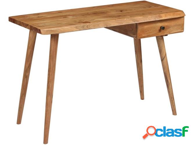 Escritorio VIDAXL Madera acácia Maciza (110x50x76cm -