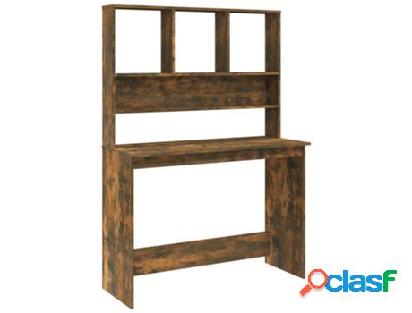 Escritorio VIDAXL con cajones Marrón (110 x 45 x 157 cm -