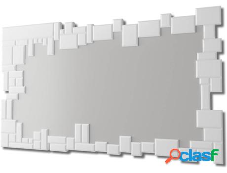 Espejo de Pared DEKOARTE Rectangular (Blanco - 120x70cm)