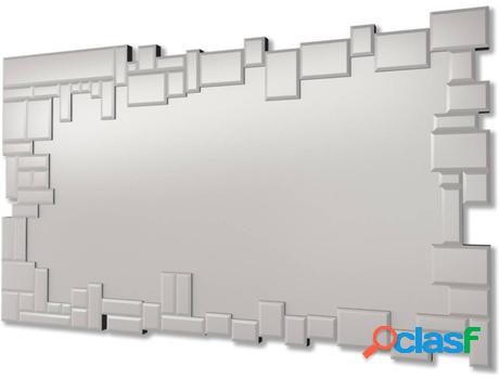 Espejo de Pared DEKOARTE Rectangular (Plateado - 120x70cm)