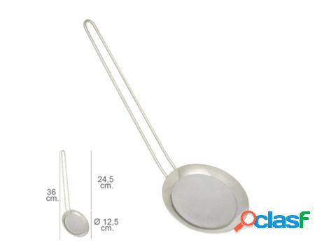 Espumadera malla acero inoxidable ø 12,5 cm. con mango 24,5
