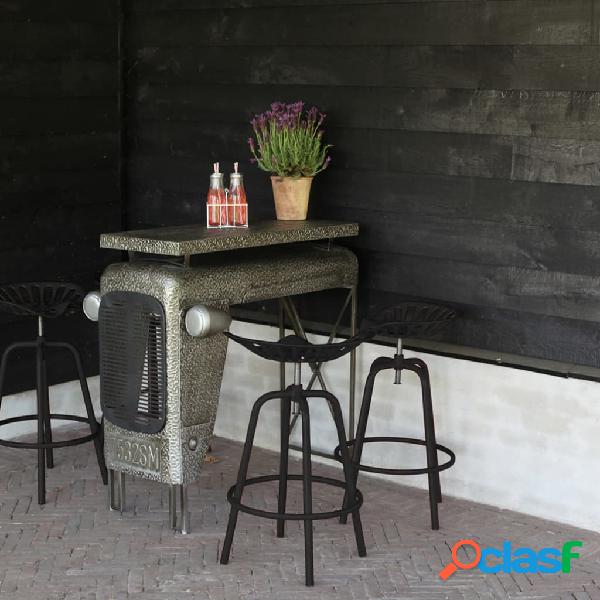 Esschert Design Taburete con forma de asiento de tractor