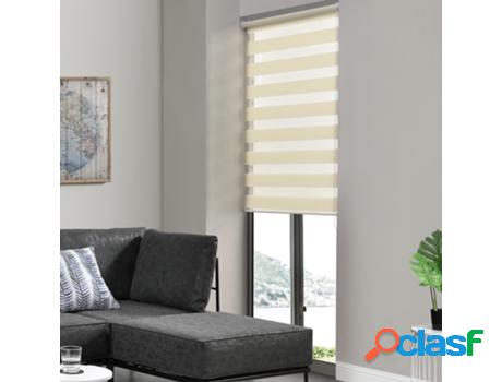 Estor NEU.HOLZ Color crema (Plastico, Metal, Tejido - 100 x