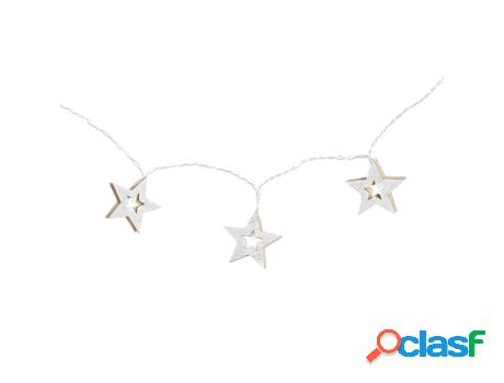 Estrellas de Navidad DKD HOME DECOR (Madera - Muticolor)