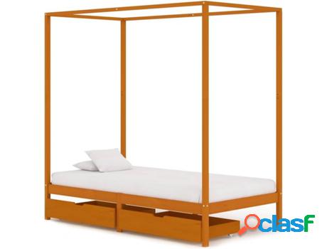Estructura de Cama VIDAXL 3060537 (Madera - Compatible con