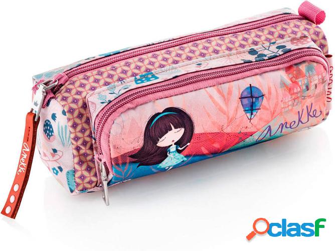 Estuche Doble ANEKKE Liberty (23x9x6.5cm)