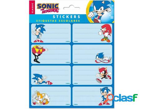 Etiquetas Adhesivas SONIC The Hedgehog