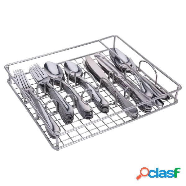 Excellent Houseware Cubertería de 45 piezas acero