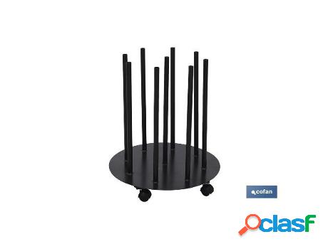 Expositor vertical para hules 9 rollos