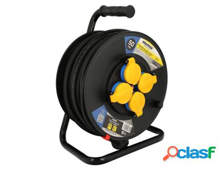 Extensible industrial 50 metros protección ip44 con tapas,