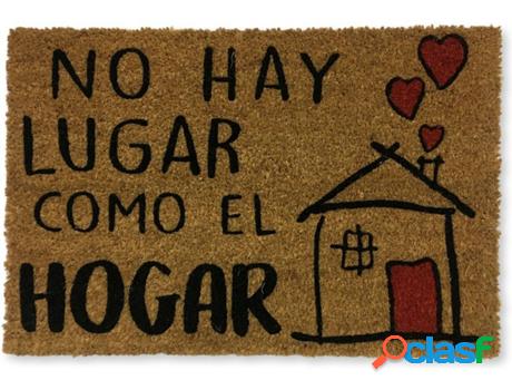 Felpudo KOKO DOORMATS No hay Lugar Como el Hogar (Castaño -