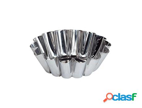 Flanero rizado 8x2,5 cm inox 06117