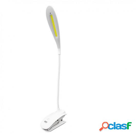 Flexo Led Pinza 3W 140Lm 6400K Blanco Ajustable Edm