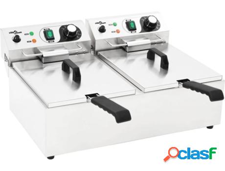 Freidora VIDAXL Acero Inoxidable (20 L - 6000 W)
