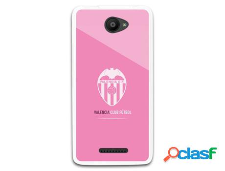 Funda Oficial Valencia Escudo Rosa Bq Aquaris U Lite