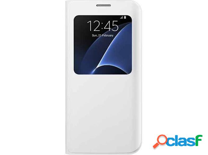 Funda S View SAMSUNG Galaxy S7 Edge Blanco