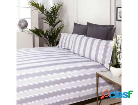 Funda de Edredón COTTON ARTEAN Aratz (Gris - 280x240 cm -