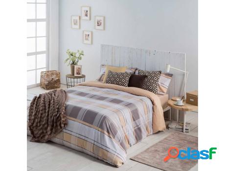 Funda de Edredón COTTON ARTEAN (Beige - 220x260 cm -