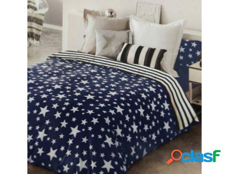 Funda de Edredón COTTON ARTEAN Givette (Azul - 280x260 cm -
