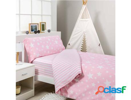 Funda de Edredón COTTON ARTEAN Givette (Rosa - 150x260 cm -