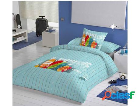 Funda de Edredón COTTON ARTEAN Infantil (Azul - 180x260 cm