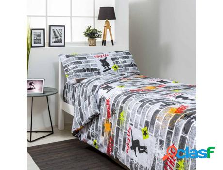Funda de Edredón COTTON ARTEAN Juvenil (Multicolor -