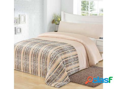 Funda de Edredón COTTON ARTEAN Muskiz (Beige - Cama de 135