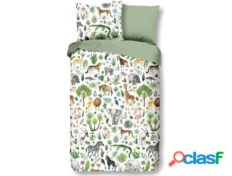 Funda de Edredón GOOD MORNING Jungle (Multicolor - 140x220