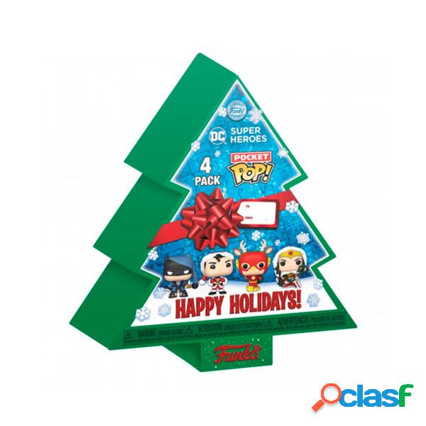 Funko Pop! DC Comics Pack Pocket Figuras Happy Holidays