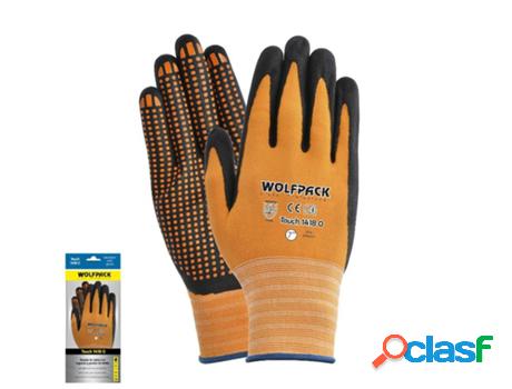 Guantes nylon con palma en foam y puntos nitrilo touch 7