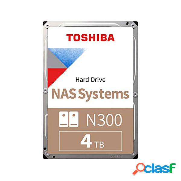 Hdd 4tb toshiba n300 3.5" sata3 7200rpm 128mb