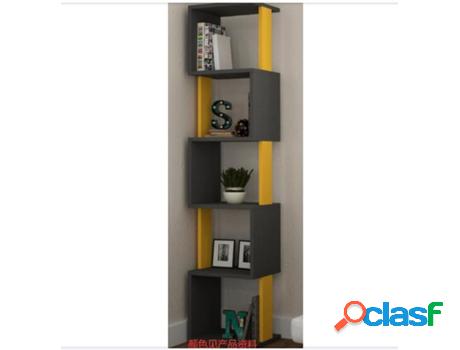 Homcom Estantería Librería En Forma S Estantería Para