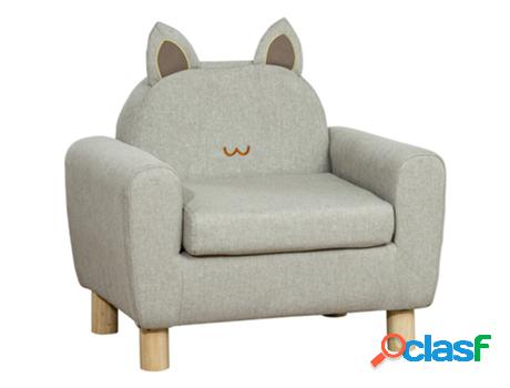 Homcom Sillón Infantil Mini Sofá Para Niños De +3 Años