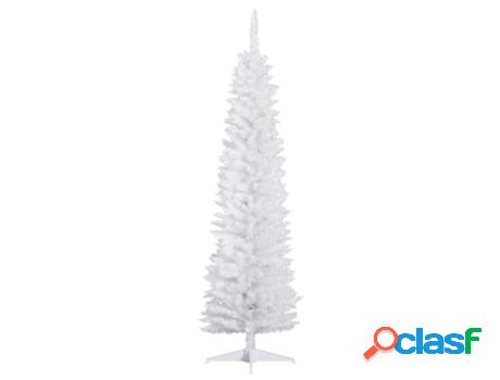 Homcom Árbol De Navidad Artificial 180 Cm Ignífugo Con 390