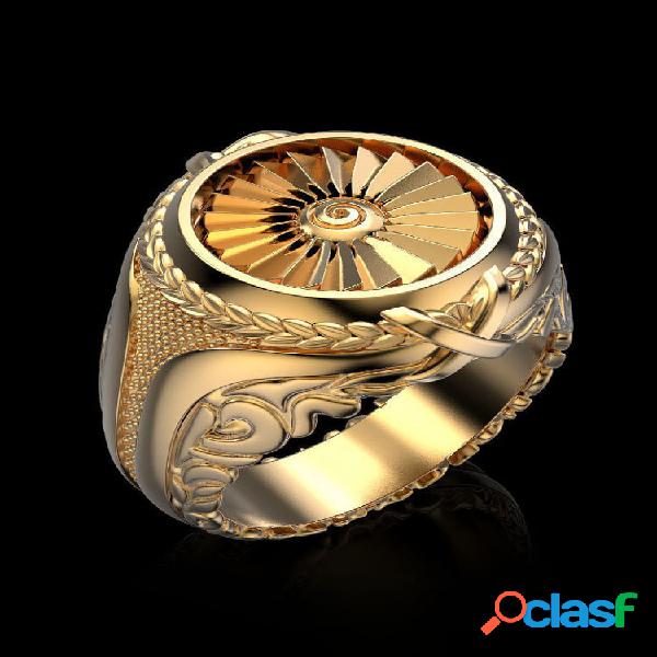 JASSY 1 Uds aleación Retro Punk creativo Metal Turbo 3D