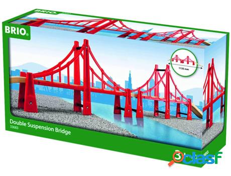 Jogo de Mesa BRIO Double Suspended Bridge (2 Anos)