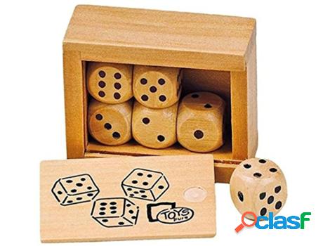Jogo de Mesa GOKI Box With 6 Wooden Dice (3 Anos)