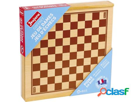 Jogo de Mesa JEUJURA Checkers And Chess Box (4 Anos)