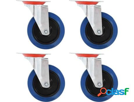 Juego 4 Ruedas Giratorias VIDAXL 100mm