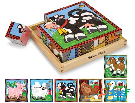 Juego Educativo MELISSA & DOUG (Madera - Verde - 4,5 x 4,5 x