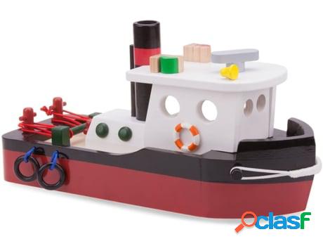 Juego Tradicional NEW CLASSIC TOYS (Madera - Rojo - 33.5 x