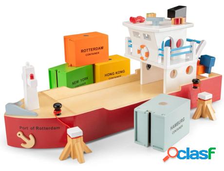 Juego Tradicional NEW CLASSIC TOYS (Madera - Rojo - 61 x 19