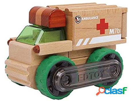 Juego Tradicional TRANSFORMOBILE EDTOY (Madera - Verde - 13